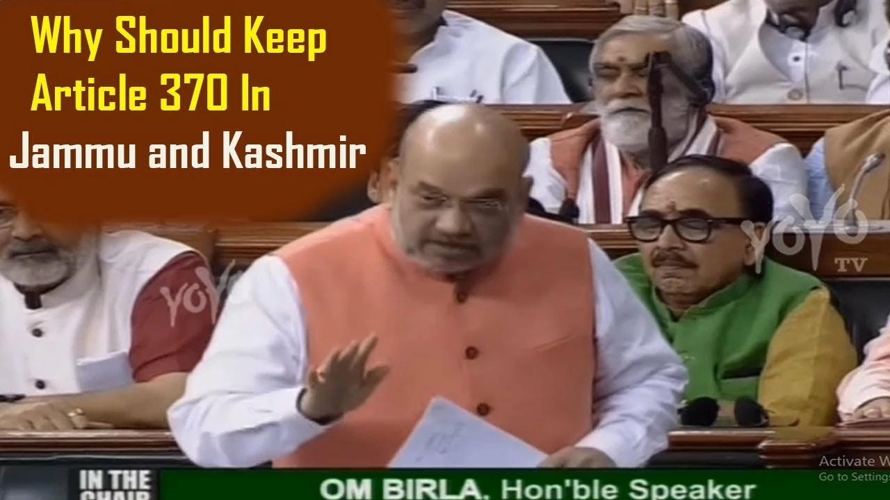 Amit Shah: No benefit to country, Kashmir from Article 370?