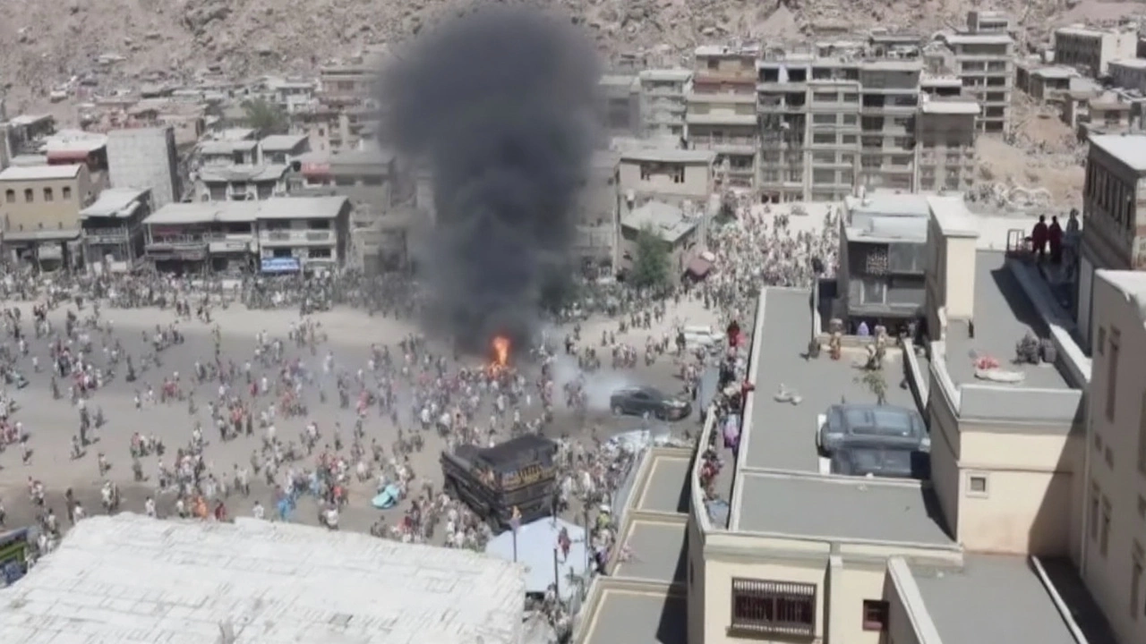 Leh Protests Turn Deadly: CRPF Vehicle Burned, Four Killed Over Ladakh Statehood Demands